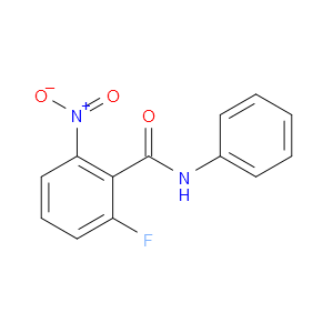 2-FLUORO-6-NITRO-N-PHENYLBENZAMIDE