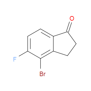 4-BROMO-5-FLUORO-2,3-DIHYDRO-1H-INDEN-1-ONE - Click Image to Close