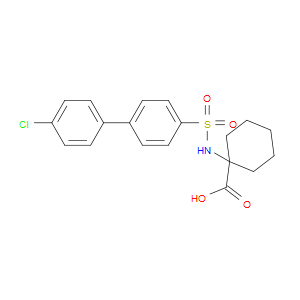 1-((4'-CHLORO-[1,1'-BIPHENYL])-4-SULFONAMIDO)CYCLOHEXANE-1-CARBOXYLIC ACID - Click Image to Close