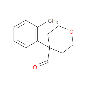 4-(2-METHYLPHENYL)TETRAHYDROPYRAN-4-CARBOXALDEHYDE