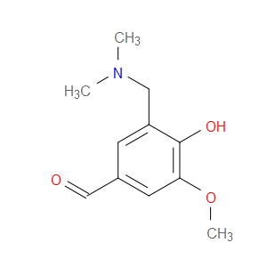 3-((DIMETHYLAMINO)METHYL)-4-HYDROXY-5-METHOXYBENZALDEHYDE