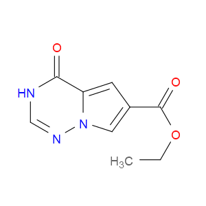 ETHYL 4-OXO-3,4-DIHYDROPYRROLO[2,1-F][1,2,4]TRIAZINE-6-CARBOXYLATE