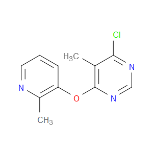 4-CHLORO-5-METHYL-6-((2-METHYLPYRIDIN-3-YL)OXY)PYRIMIDINE - Click Image to Close