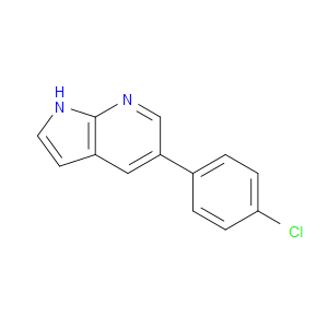5-(4-CHLOROPHENYL)-1H-PYRROLO[2,3-B]PYRIDINE - Click Image to Close