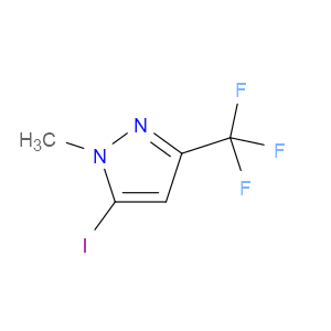 5-IODO-1-METHYL-3-(TRIFLUOROMETHYL)-1H-PYRAZOLE