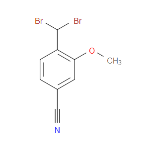 4-(DIBROMOMETHYL)-3-METHOXYBENZONITRILE