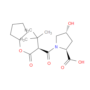 (2S,4R)-1-((S)-2-((CYCLOPENTYLOXY)CARBONYL)-3,3-DIMETHYLBUTANOYL)-4-HYDROXYPYRROLIDINE-2-CARBOXYLIC ACID