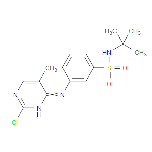 N-(TERT-BUTYL)-3-((2-CHLORO-5-METHYLPYRIMIDIN-4-YL)AMINO)BENZENESULFONAMIDE - Click Image to Close
