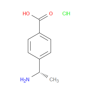 (S)-4-(1-AMINOETHYL)BENZOIC ACID HYDROCHLORIDE - Click Image to Close