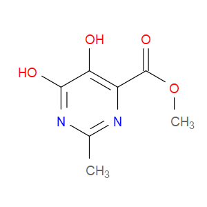 METHYL 5,6-DIHYDROXY-2-METHYLPYRIMIDINE-4-CARBOXYLATE - Click Image to Close