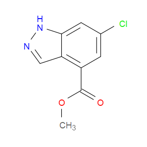 METHYL 6-CHLORO-1H-INDAZOLE-4-CARBOXYLATE