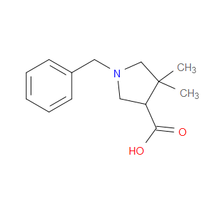 1-BENZYL-4,4-DIMETHYL-PYRROLIDINE-3-CARBOXYLIC ACID - Click Image to Close