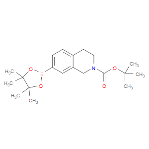 TERT-BUTYL 7-(4,4,5,5-TETRAMETHYL-1,3,2-DIOXABOROLAN-2-YL)-3,4-DIHYDROISOQUINOLINE-2(1H)-CARBOXYLATE
