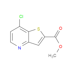 METHYL 7-CHLOROTHIENO[3,2-B]PYRIDINE-2-CARBOXYLATE