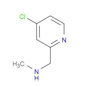 1-(4-CHLOROPYRIDIN-2-YL)-N-METHYLMETHANAMINE