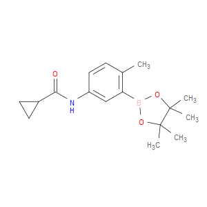 N-(4-METHYL-3-(4,4,5,5-TETRAMETHYL-1,3,2-DIOXABOROLAN-2-YL)PHENYL)CYCLOPROPANECARBOXAMIDE
