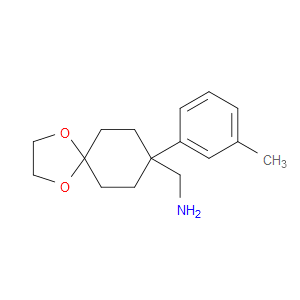 [8-(3-METHYLPHENYL)-1,4-DIOXASPIRO[4.5]DEC-8-YL]METHYLAMINE