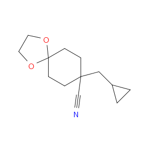 8-(CYCLOPROPYLMETHYL)-1,4-DIOXASPIRO[4.5]DECANE-8-CARBONITRILE - Click Image to Close