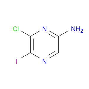 6-CHLORO-5-IODOPYRAZIN-2-AMINE