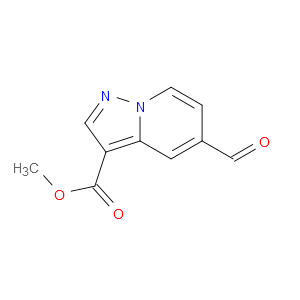 METHYL 5-FORMYLPYRAZOLO[1,5-A]PYRIDINE-3-CARBOXYLATE - Click Image to Close