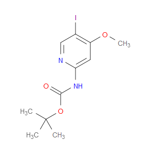 TERT-BUTYL 5-IODO-4-METHOXYPYRIDIN-2-YLCARBAMATE