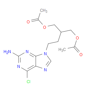 9-(4-ACETOXY-3-ACETOXYMETHYLBUTYL)-2-AMINO-6-CHLOROPURINE