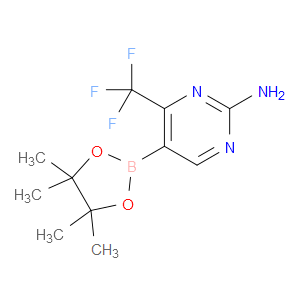 5-(4,4,5,5-TETRAMETHYL-1,3,2-DIOXABOROLAN-2-YL)-4-(TRIFLUOROMETHYL)PYRIMIDIN-2-AMINE