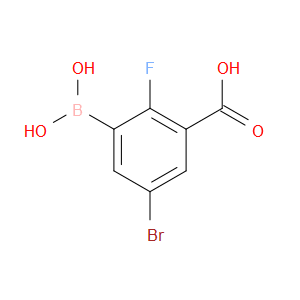 5-BROMO-3-CARBOXY-2-FLUOROPHENYLBORONIC ACID - Click Image to Close