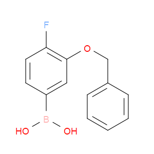 3-BENZYLOXY-4-FLUOROPHENYLBORONIC ACID