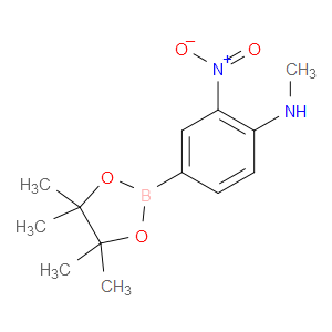 N-METHYL-2-NITRO-4-(4,4,5,5-TETRAMETHYL-1,3,2-DIOXABOROLAN-2-YL)ANILINE - Click Image to Close
