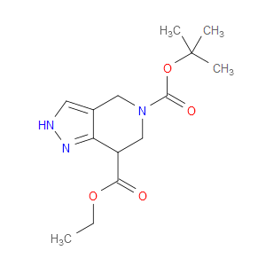 5-TERT-BUTYL 7-ETHYL 6,7-DIHYDRO-1H-PYRAZOLO[4,3-C]PYRIDINE-5,7(4H)-DICARBOXYLATE - Click Image to Close