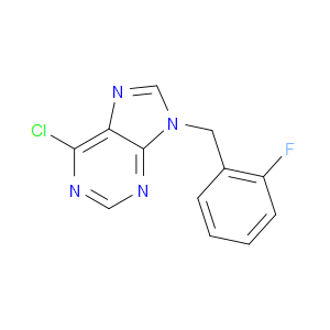 6-CHLORO-9-(2-FLUOROBENZYL)-9H-PURINE
