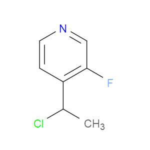 4-(1-CHLOROETHYL)-3-FLUORO-PYRIDINE