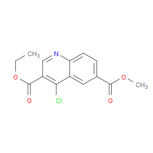 3-ETHYL 6-METHYL 4-CHLORO-3,6-QUINOLINEDICARBOXYLATE - Click Image to Close