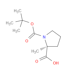 (S)-1-(TERT-BUTOXYCARBONYL)-2-METHYLPYRROLIDINE-2-CARBOXYLIC ACID - Click Image to Close