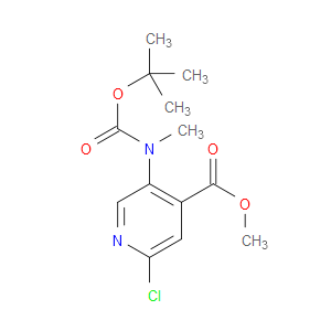 METHYL 5-((TERT-BUTOXYCARBONYL)(METHYL)AMINO)-2-CHLOROISONICOTINATE