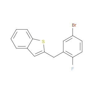 2-(5-BROMO-2-FLUOROBENZYL)BENZO[B]THIOPHENE - Click Image to Close