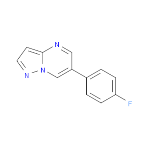 6-(4-FLUOROPHENYL)PYRAZOLO[1,5-A]PYRIMIDINE