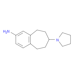 7-(PYRROLIDIN-1-YL)-6,7,8,9-TETRAHYDRO-5H-BENZO[7]ANNULEN-2-AMINE - Click Image to Close