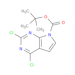 TERT-BUTYL 2,4-DICHLORO-7H-PYRROLO[2,3-D]PYRIMIDINE-7-CARBOXYLATE - Click Image to Close