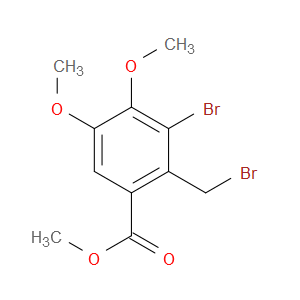 METHYL 3-BROMO-2-(BROMOMETHYL)-4,5-DIMETHOXYBENZOATE