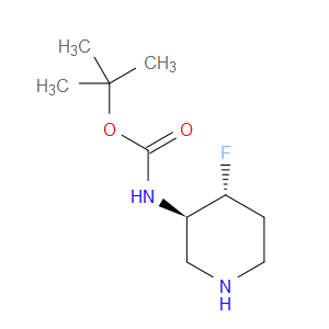 TERT-BUTYL N-[(3R,4R)-4-FLUOROPIPERIDIN-3-YL]CARBAMATE