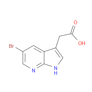 2-(5-BROMO-1H-PYRROLO[2,3-B]PYRIDIN-3-YL)ACETIC ACID