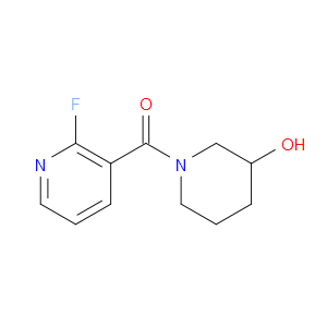 (2-FLUOROPYRIDIN-3-YL)(3-HYDROXYPIPERIDIN-1-YL)METHANONE