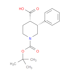 CIS-1-(TERT-BUTOXYCARBONYL)-3-PHENYLPIPERIDINE-4-CARBOXYLIC ACID - Click Image to Close