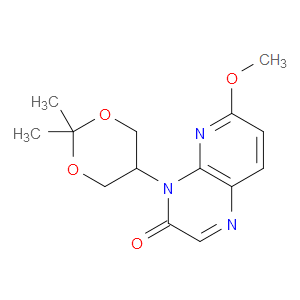 4-(2,2-DIMETHYL-1,3-DIOXAN-5-YL)-6-METHOXYPYRIDO[2,3-B]PYRAZIN-3(4H)-ONE - Click Image to Close