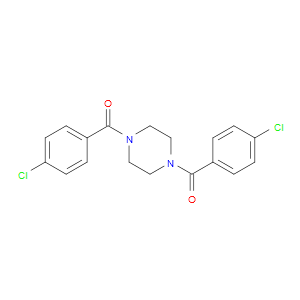 PIPERAZINE-1,4-DIYLBIS((4-CHLOROPHENYL)METHANONE)