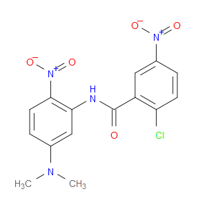 2-CHLORO-N-[5-(DIMETHYLAMINO)-2-NITROPHENYL]-5-NITROBENZAMIDE