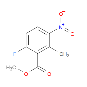 METHYL 6-FLUORO-2-METHYL-3-NITROBENZOATE