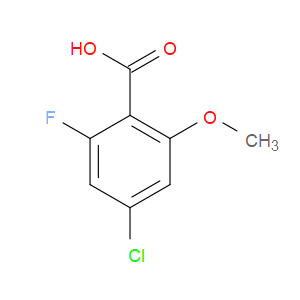 4-CHLORO-2-FLUORO-6-METHOXYBENZOIC ACID